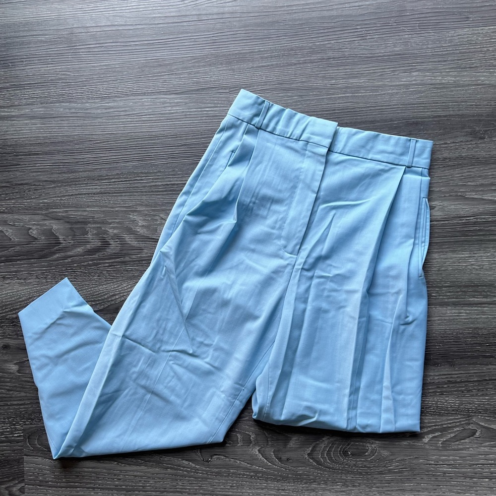 Anna October Designer Trouser Pants in Light Sky Blue US 4